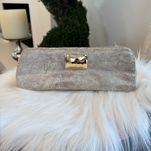 Lauren Merkin Clutch with Gold Accent - Picture 11 of 12